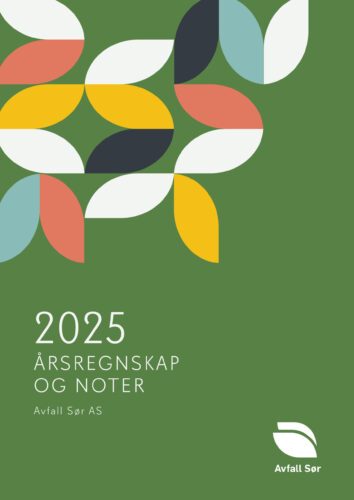 Forside Årsregnskap og noter 2025 for Avfall Sør AS